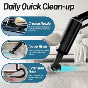 Nueva Aspiradora de Mano Inalámbrica para Automóvil, Recargable, Potente Succión, con Precio Bajo, Nuevo Diseño, <span class=keywords><strong>7000PA</strong></span> - Product Image 6