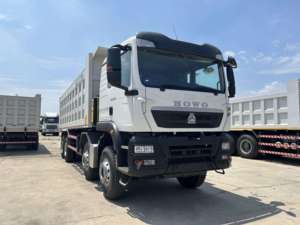 Sinotruk New Sino 8X4 RHD LHD Howo TX Dump Truck Heavy Duty 371 400HP <b>12</b> Wheeler Tipper Trucks 8x4 Dump Truck for Sale - Product Image 2