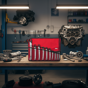 Usag Combination Wrench Set 8 Piece Metric 6 To 19 Mm <b>Tool</b> Kit For Automotive Repair - Product Image 3