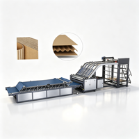 Laminoir commercial haute vitesse entièrement automatique pour carton ondulé et carton flûte