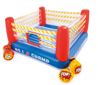 Jeux pour enfants ring de boxe videur d'intérieur pour enfants mini maison gonflable intérieure