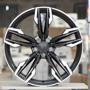 Cerchi in Lega Neri Asimmetrici Jy da 19 20 21 Pollici Compatibili con <span class=keywords><strong>BMW</strong></span> X5 X5M <span class=keywords><strong>E53</strong></span> E70 F15 X6 X6M E71 F16 X7 X1 X3 - Product Image 2
