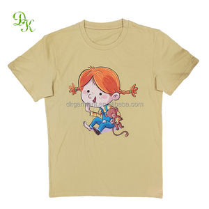 חולצת טריקו כותנה 100% 180gsm כותנה הדפס משי מרוקפת כותנה - Product Image 5