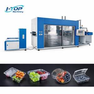 Máquina <span class=keywords><strong>de</strong></span> Termoformado al Vacío Servo Completa a <span class=keywords><strong>Precio</strong></span> Competitivo para Bandejas <span class=keywords><strong>de</strong></span> Plástico PP/PET/PS, Cajas <span class=keywords><strong>de</strong></span> Frutas y Envases <span class=keywords><strong>de</strong></span> Alimentos - Product Image 1