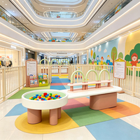Table d'activités pour enfants faite à la main en résine de couleur macaron, durable, écologique, multifonctionnelle, pour le salon