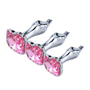 S Komioh Anpassbares Metall-Sexspielzeug für Männer mit Diamant-Design für <span class=keywords><strong>Anal</strong></span>- und Vaginalbereich in S/M/L Größen - Product Image 1