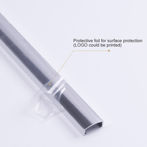 Modern Design Polished Aluminum Alloy U-Shape <b>Tile</b> Trim 1mm U-Channel Decorative Strip <b>for</b> Interior Home Floor - Product Image 4