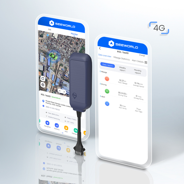4G LTE GLONASS GPS Tracker with AGPS ACC Detection & Geofence for Vehicle/Fleet Tracking Via Android/PC App