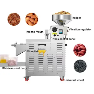 Peanut/Avocado/Coconut/Soybean/Olive Flaxseed Oil Press Commercial Industrial Oil Press Machine