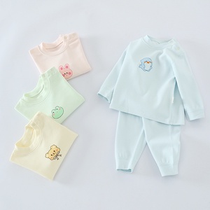 <span class=keywords><strong>Pijamas</strong></span> para Niños, Ropa <span class=keywords><strong>de</strong></span> Bebé, Conjuntos <span class=keywords><strong>de</strong></span> Algodón Puro, Manga Larga, Estampado <span class=keywords><strong>de</strong></span> Dibujos Animados, Unisex, Personalización al por Mayor, Primavera, Verano, Otoño - Product Image 4