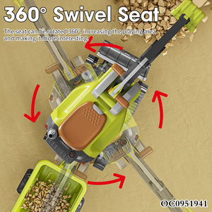 Excavadora Eléctrica de Juguete, Modelo de Ingeniería Mecánica <span class=keywords><strong>para</strong></span> Niños de 3 a 5 Años, con Luces, Sonido y Función de Pulverización de Agua - Product Image 5