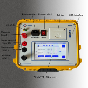 Medidor de Resistencia de Contacto de Bucle de Alta Frecuencia 10A 30A 50A 80A 100A Ohmímetro con Tiempo Ajustable de 5-600 Segundos - Product Image 2