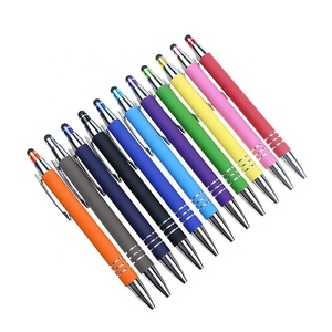 Becol Chất Lượng Cao Đa Màu Sắc Cảm Ứng Mềm Bút Biểu Tượng Tùy Chỉnh Cao Su Tráng Kim Loại Bóng Bút Với <span class=keywords><strong>Stylus</strong></span> Cho Khuyến Mãi - Product Image 6