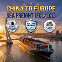 Transitaire maritime DDP Chine-Europe (Allemagne, Royaume-Uni) – Service porte-à-porte FCL/LCL, agent logistique, dédouanement