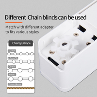 Tirai Rel untuk Motor Tuya Motor Tirai Zigbee Li Baterai Smart Blinds Rantai Motor Zigbee