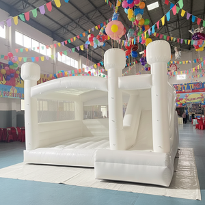 <span class=keywords><strong>Château</strong></span> gonflable blanc <span class=keywords><strong>de</strong></span> qualité commerciale pour jeux en plein air, trampoline gonflable pour enfants, décoration <span class=keywords><strong>de</strong></span> mariage, location commerciale - Product Image 6