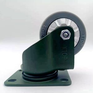 4 Zoll 100 mm industrielle PP-Räder für Werkbank zentralverschluss-Ribberrad - Product Image 2