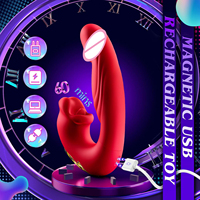 Sexspielzeug für Erwachsene für Frauen und Paare, G-Punkt-Vibrator mit 5 Leck-und Saug modi, 7 Vibrations modi und 7 Schub modi