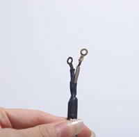 Cordon d'alimentation tressé haute température US NEMA 1-15P avec borne à œillet de type O pour fer à repasser et lampe