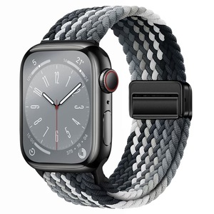 Compatible avec le bracelet <span class=keywords><strong>Apple</strong></span> <span class=keywords><strong>Watch</strong></span> pour femmes et hommes, bracelet en nylon souple et élastique pour Iwatch Series - Product Image 3