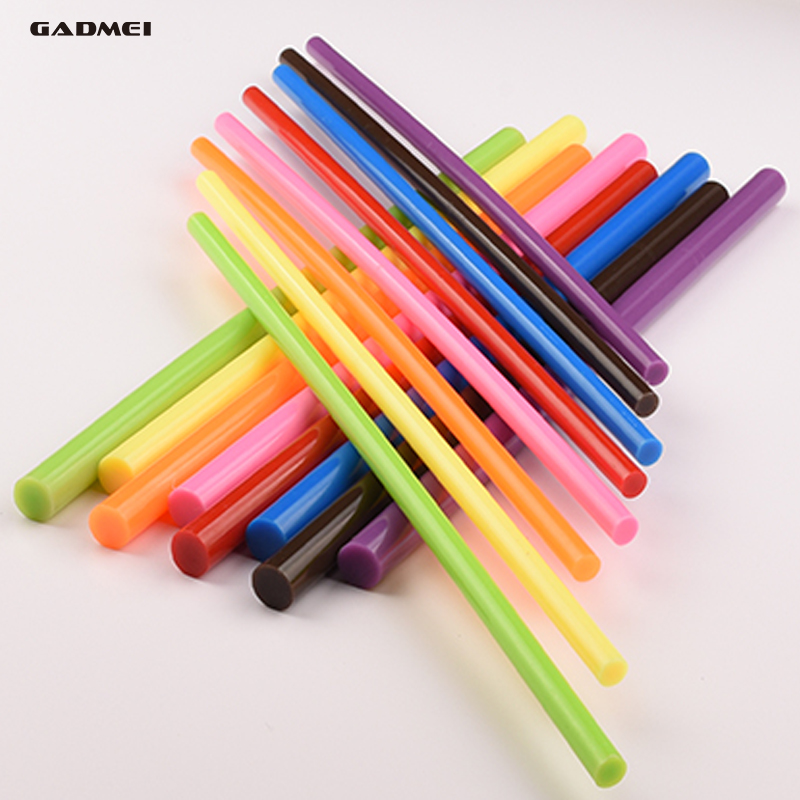 Высоковязкий простой цвет прозрачный 7 мм Клей-карандаш для горячей плавки 11-ти миллиметровый клей-палочки для клеевого пистолета восковые мелки