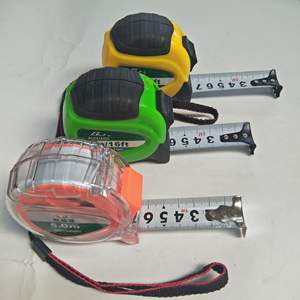 Ruixiang 5M Steel Tape Measure Metric Automatic Retract Push <b>Button</b> Lock For Precision Measuring - Product Image 1