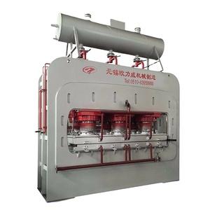 Wooden Door Frame Making Machine Skirting Line Door Frame Press Machines Supplier Efficient Melamine Press Machine