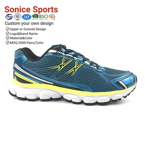 Scarpe da Corsa Classiche Retrò Flessibili da Uomo Taglia Larga Primavera/Estate/Autunno Scarpe Sportive con Suola Intermedia in EVA e Fodera in Rete - Product Image 1