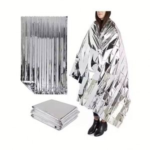 High Quality Thermal Windproof and Moisture-Proof Wilderness Survival Emergency Blanket Custom Logo - Product Image 4