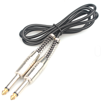 Nouveau câble audio stéréo 3 cœurs 6,35 mm (1/4) mâle-mâle pour mixeur et guitare électrique, vente en gros