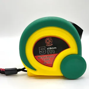 GK-A031 3m 5m 7.5m 10m Novo Tipo Adesivo Envolvido Profissional Handheld steel tape Medição Telescópica para Construção