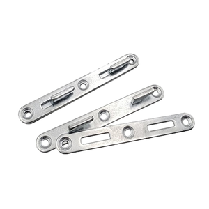 Bisagra de cama de placa plana de doble hebilla, accesorios de conexión de Hardware de muebles de hierro grueso para diseño de hebilla colgante de sofá - Product Image 6
