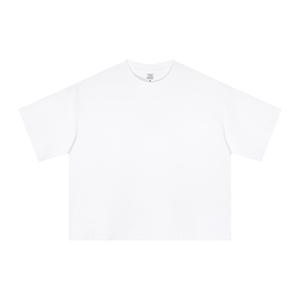 เสื้อยืดแนวสตรีทสำหรับผู้ชายและผู้หญิงเสื้อยืดผ้าฝ้ายถักทรงโอเวอร์ไซส์ Y2K เข้ารูปแนวย้อนยุคสำหรับใส่ได้ทั้งชายและหญิง TKAN23 - Product Image 1