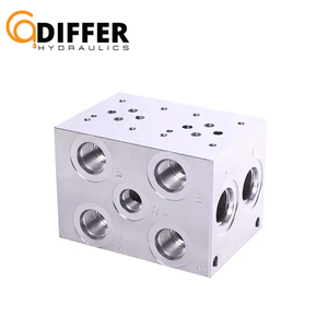 Vanne hydraulique en acier et aluminium, bloc de verre en mosaïque, débardeur hydraulique, nano bloc NG6 - Product Image 2