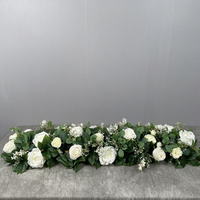 Nouvelles fleurs artificielles au toucher réel pour la décoration de centre de table de mariage de luxe avec un design naturel élégant