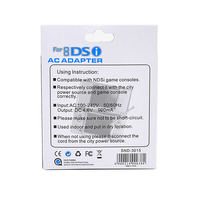 Adaptateur secteur de haute qualité à courant stable Chargeur d'alimentation Matériel plastique Prise universelle filaire pour jeux vidéo 3DS et DS