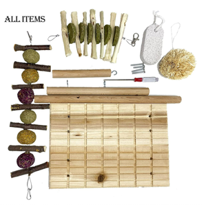 <span class=keywords><strong>Bunny</strong></span> çiğnemek oyuncaklar diş taşlama tavşan ahşap Scratch kurulu ayak pedi platformu küçük hayvanlar oyun oyuncak kobay Hamsters evcil - Product Image 5