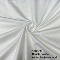 Tissu tricoté imprimé dessin animé personnalisé 180GSM, jersey extensible en spandex, tissu micro-tricoté double brossé pour enfant
