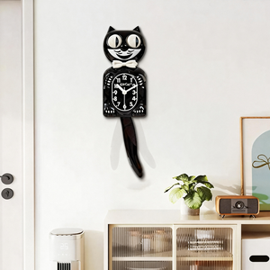 YZOK Offre Vendita Diretta di <span class=keywords><strong>Orologi</strong></span> <span class=keywords><strong>da</strong></span> <span class=keywords><strong>Parete</strong></span> Vintage Nordici a Forma di Gatto Questi <span class=keywords><strong>orologi</strong></span> <span class=keywords><strong>da</strong></span> <span class=keywords><strong>parete</strong></span> sono adatti per l'uso in soggiorni e camere <span class=keywords><strong>da</strong></span> letto. - Product Image 2