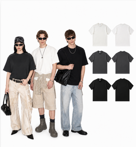 เสื้อยืดทรงสามมิติแบบหนา สำหรับฤดูใบไม้ผลิและฤดูร้อนปี 2026 เสื้อเชิ้ตแขนสั้นผ้าฝ้ายแท้แบบลำลองและหลวมรุ่นใหม่ - Product Image 1
