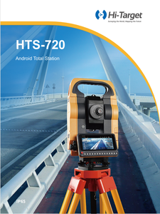 EDM 1000m Hi-target HTS-720 Smart Android Total Station 5.5-inch Display <b>Optical</b> Survey <b>Instruments</b> with Visual Stakeout - Product Image 5