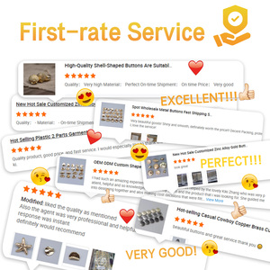 Hot Vàng Nút Kim Loại Kẽm Hợp Kim Thân Thiện Với Môi Mạ Sang Trọng Trang Trí Nút Hình Dạng Đặc Biệt Ánh Sáng Nút Cho Quần Áo - Product Image 5