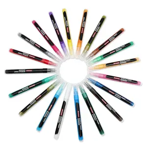 Gxin China Fabriek Groothandel Custom Metallic Multicolor Acryl Verf Marker Pen