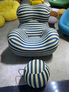 Fauteuils de luxe Italia pouf vente en gros personnaliser canapé compressé canapé salon <span class=keywords><strong>mamma</strong></span> chaise de loisirs canapé chaises longues simples - Product Image 2