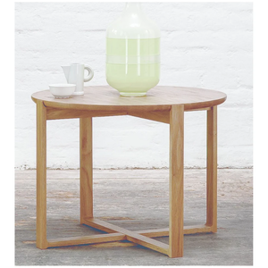 ชุดโต๊ะกาแฟทรงกลมทันสมัยโต๊ะข้างเสริมฐานไม้ <span class=keywords><strong>X</strong></span> - Product Image 6
