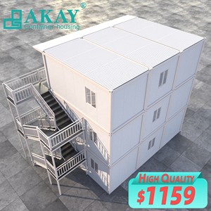 AKAY Dormitorio Prefabbricato in Container, Casa Modulare Sicura con Sistemi Elettrici e Idraulici Nascosti per Progetti Uffici - Product Image 5