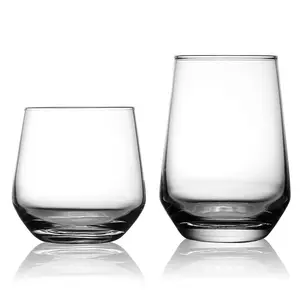 KDG marque 12oz verres personnalisés Offre Spéciale verre à eau claire tasse 370ml verre à eau tasse