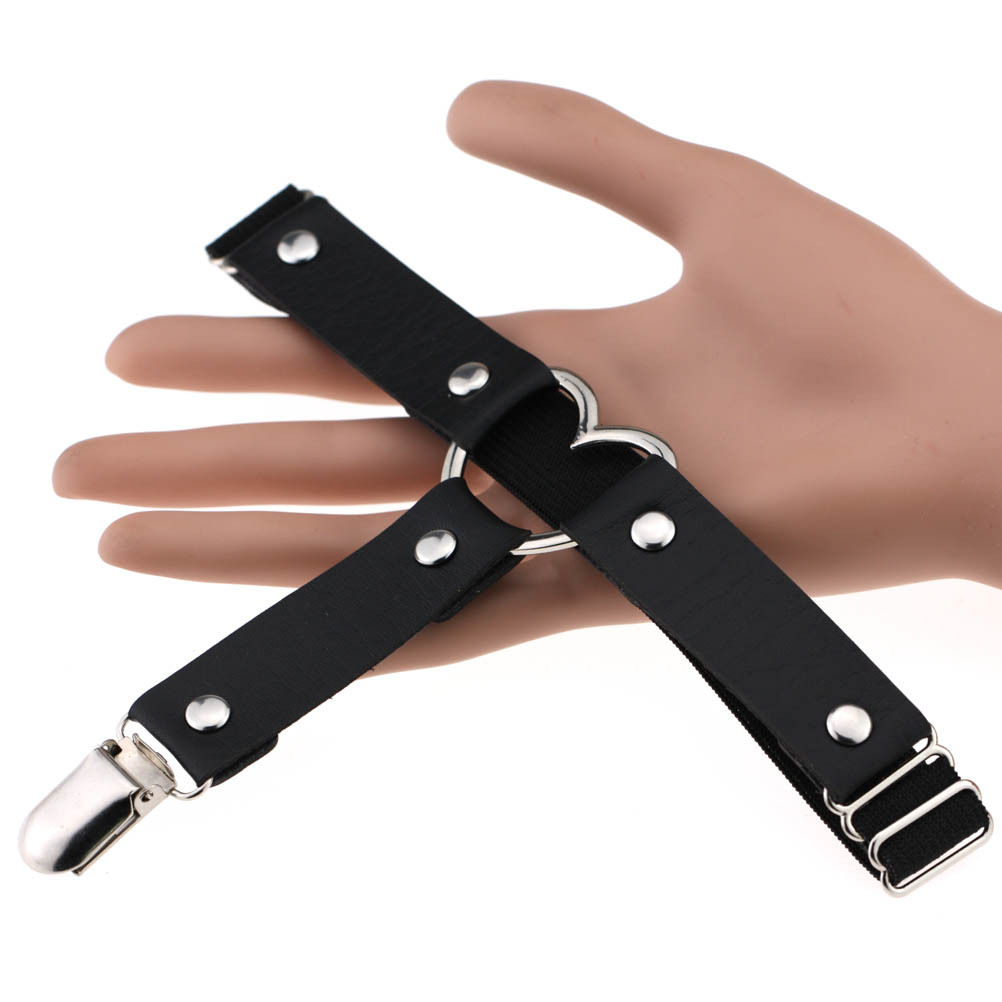 leather garter belt harness Leather Garter Adjustable Body Harness Waist Punk Leg Belt For Party  Cosplay