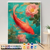 Kits de peinture par numéros DIY personnalisables, ensemble de peinture à l'huile non personnalisé pour adultes, enfants et débutants, livraison directe