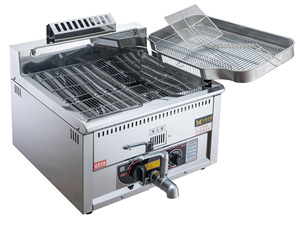 <span class=keywords><strong>Friteuse</strong></span> électrique commerciale haute performance de <span class=keywords><strong>15</strong></span> <span class=keywords><strong>litres</strong></span>, automatique, de table, en acier inoxydable, avec contrôle de la température - Product Image 1